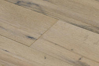 Galleria Professional Distressed Extra Rustic Engineered Oak Flooring 14mm x 190mm Buttermilk Lacquered