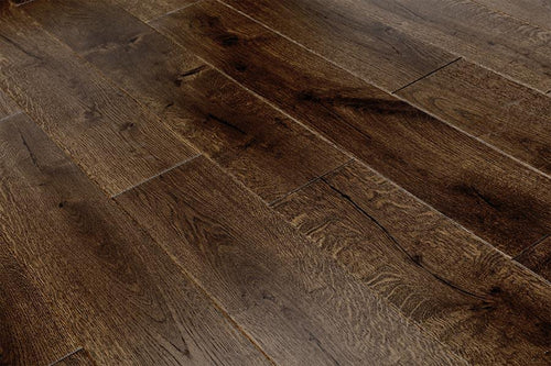 Home Choice Engineered European Rustic Oak Flooring 14mm x 180mm Marsala Brushed Matt Lacquered