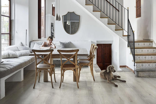 Kahrs Hacienda Cremello Click 5mm Luxury Vinyl Flooring Built-in Underlay LTCLW2410-228