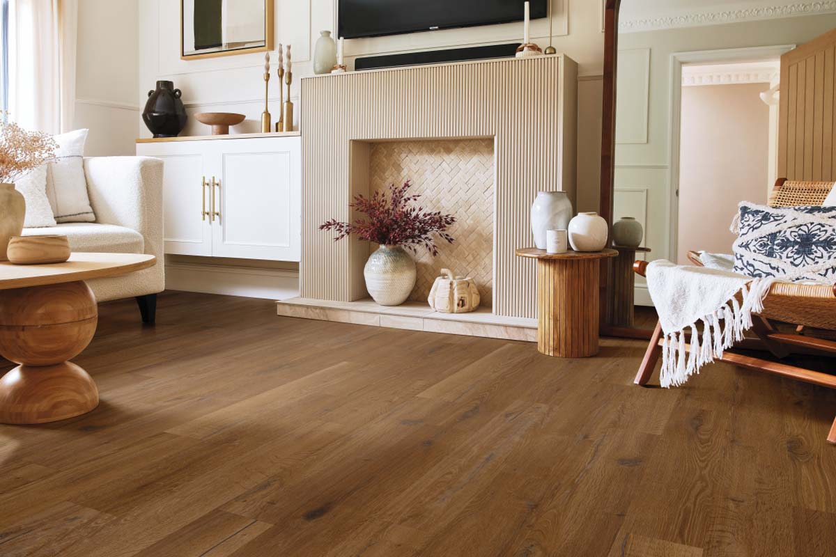 Karndean Knight Tile Russet Character Oak Gluedown LVT KP163