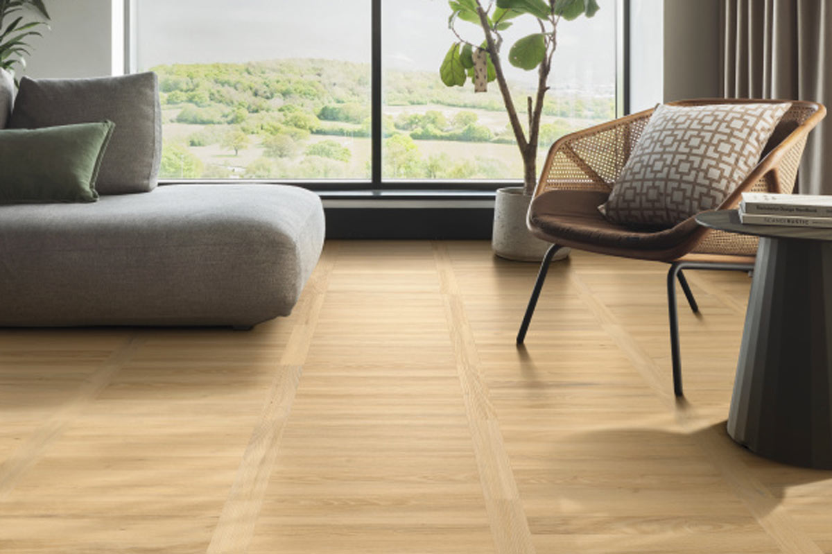 Karndean Knight Tile Wells Acacia Gluedown Herringbone