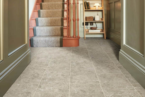 Karndean Knight Tile  Lunar Limestone Gluedown LVT