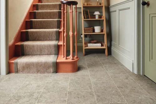 Karndean Knight Tile  Lunar Limestone Gluedown LVT