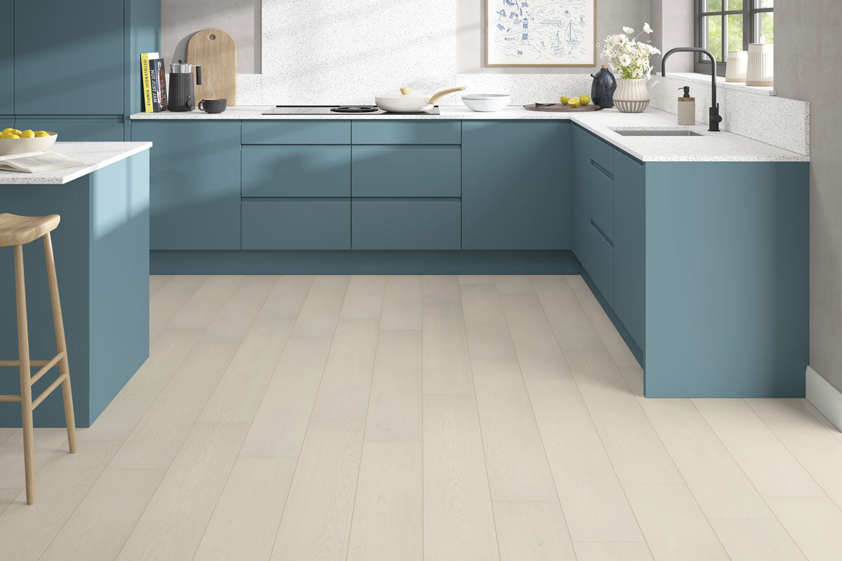 Aqualock 10mm Laminate Flooring White Linen Oak EX 10ATK667PP