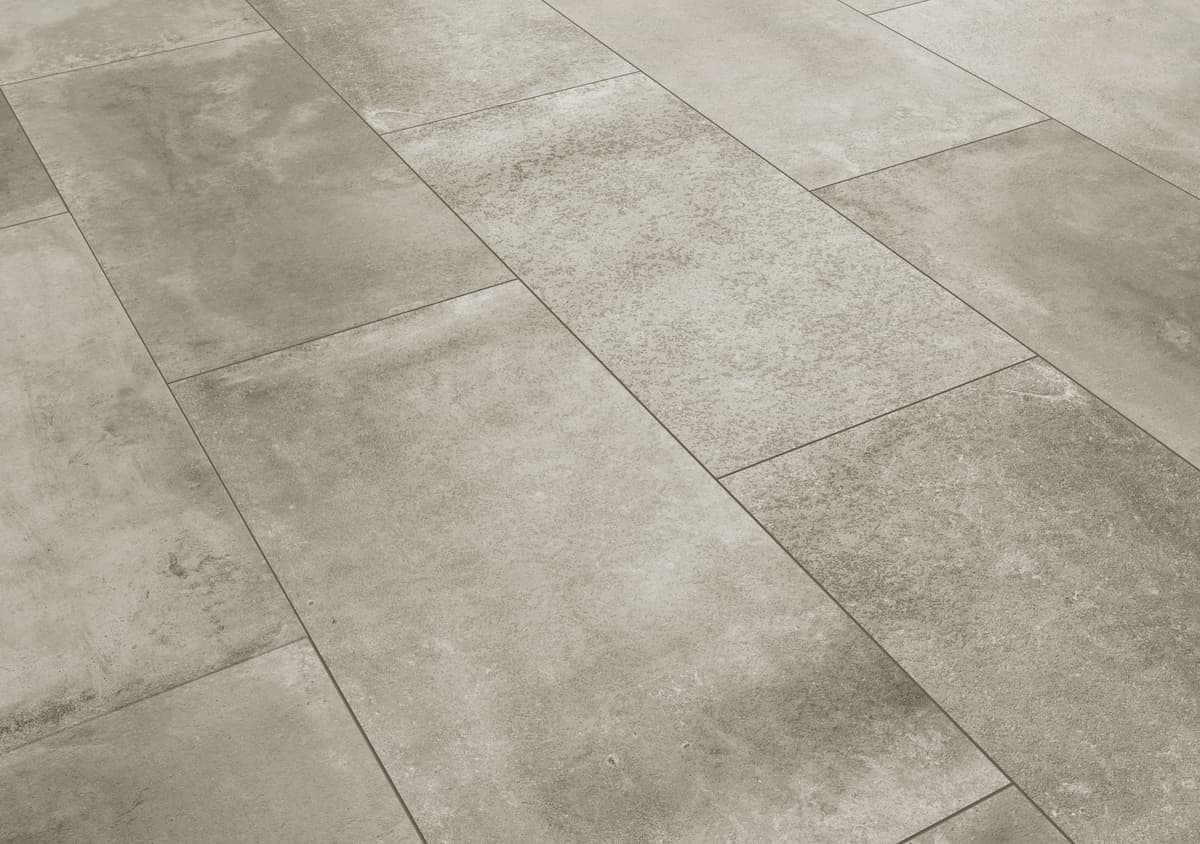 Audacity 12mm Laminate Tile Pewter Grey Built-in Underlay