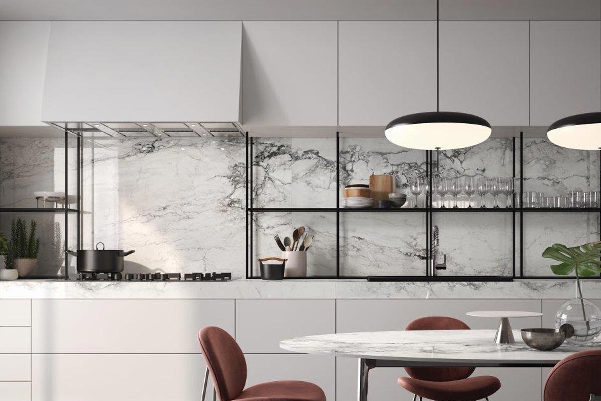 Ornella Marble White Matt Porcelain Tile