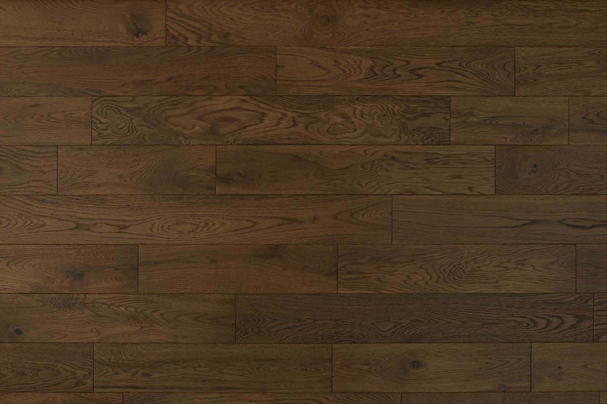 Home Choice Engineered Rustic Oak Flooring 14mm x 125mm Roasted Pecan Lacquered