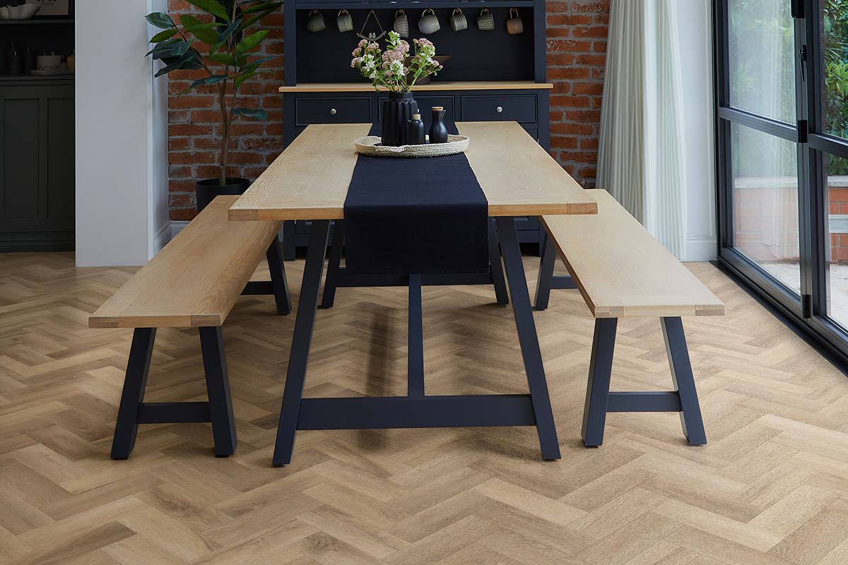 Polyflor Colonia PUR Midsummer Oak Small Parquet Gluedown LVT 4643