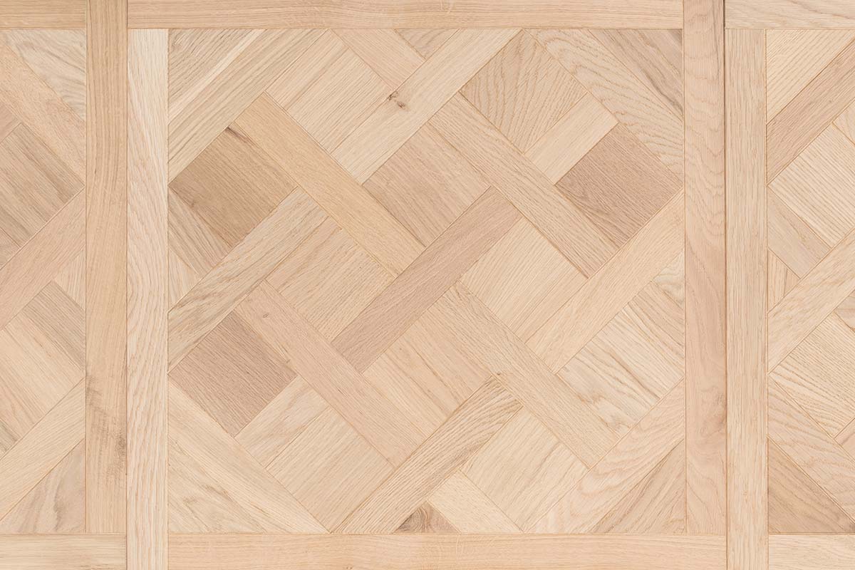 Galleria Professional Engineered Oak Versailles Flooring 14mm x 600mm Amelie Unfinished