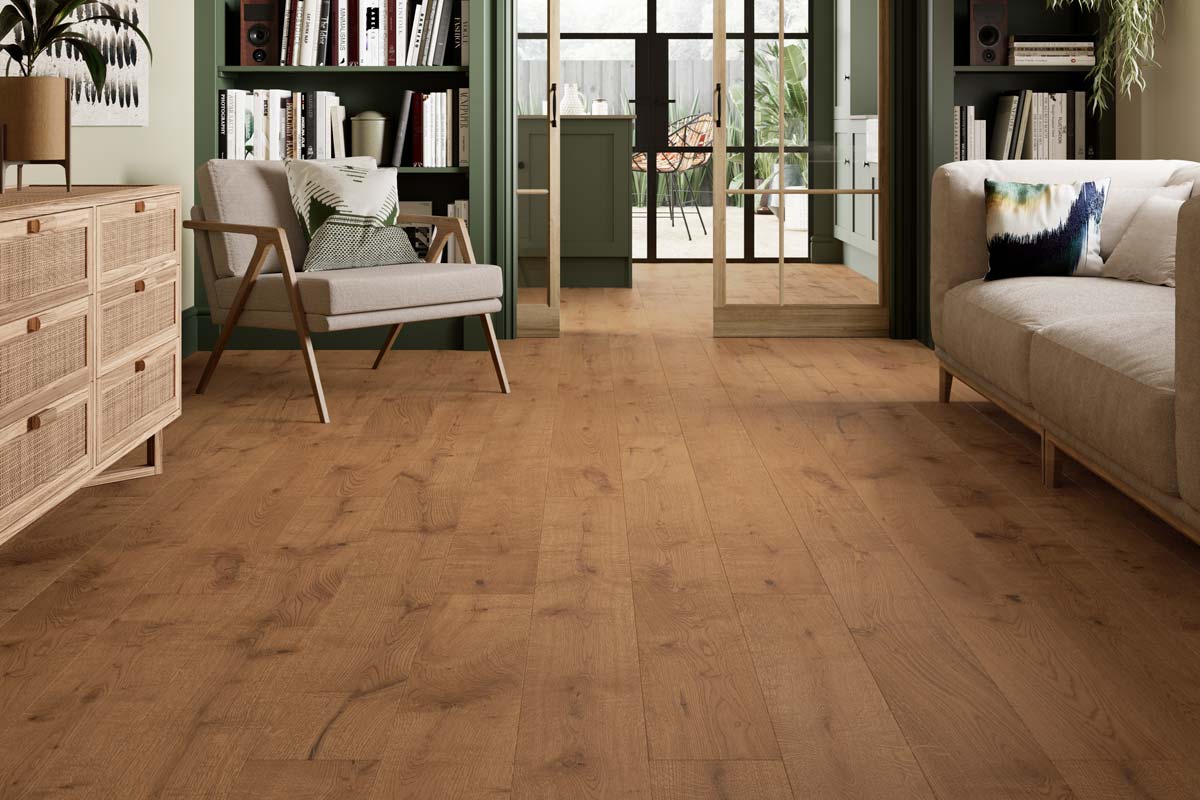 Home Choice Engineered Rustic Oak 14 x 180 Clifton Brushed Ultra Matt Lacquered