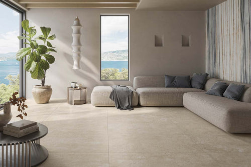 Crema Stone White Matt Porcelain  Tile