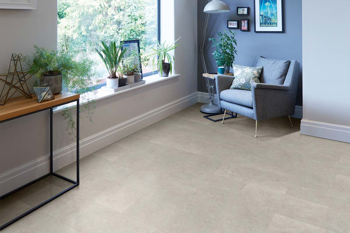 Polyflor Camaro RigidCore Soho Cement LVT