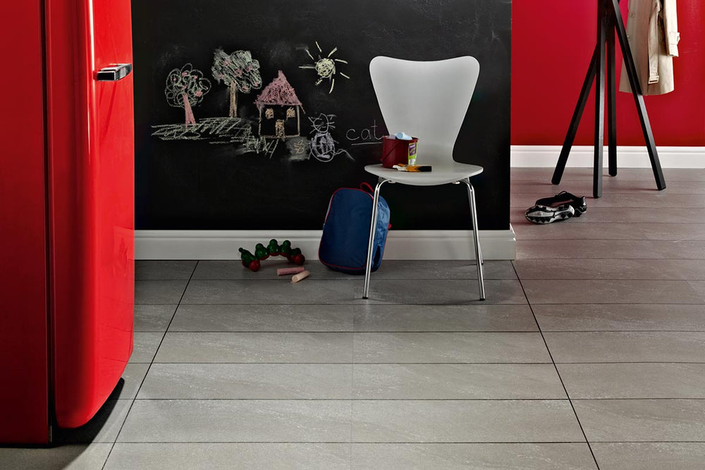 Polyflor Colonia PUR Balmoral Grey Slate Gluedown Luxury Vinyl Tile 4534