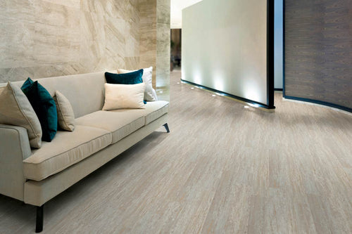 Polyflor Expona PUR Beige Varnished Wood Gluedown LVT