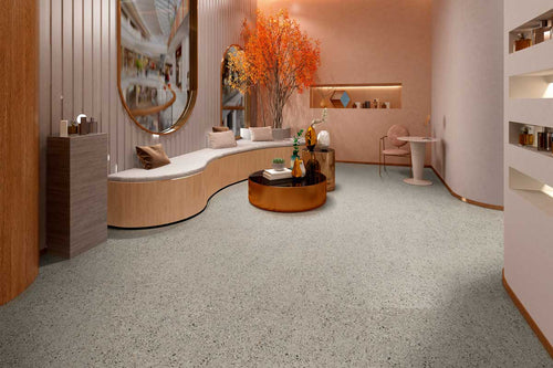 Polyflor Expona PUR Grey Terrazzo Gluedown LVT