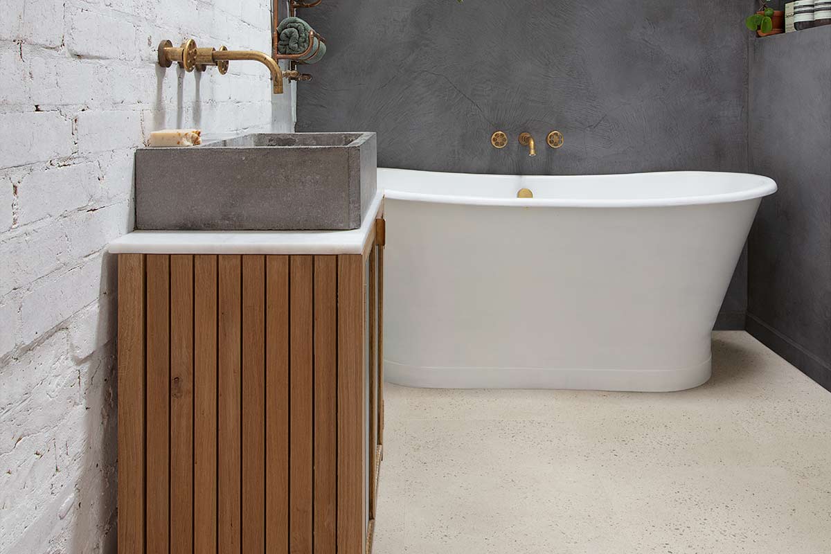 Quick-Step Illume Oyster Concrete Click Vinyl Built-in Underlay