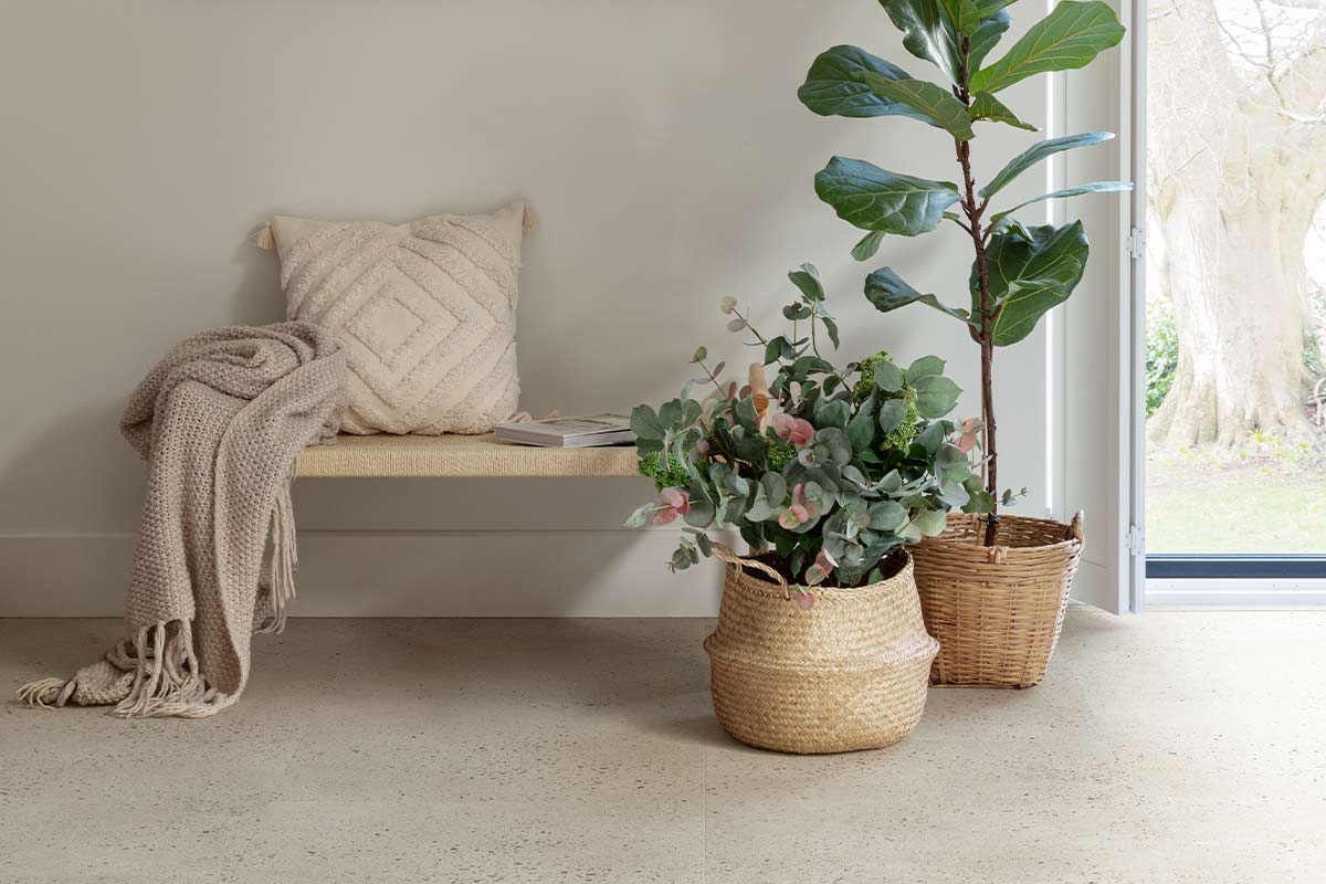 Quick-Step Illume Oyster Concrete Click Vinyl Built-in Underlay