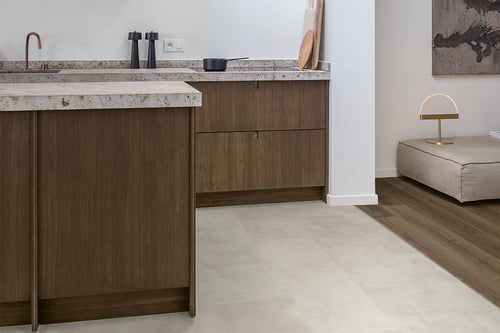 Quick-Step Muse Grey Concrete Tile Effect Laminate