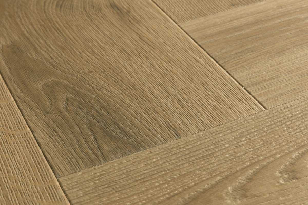 Quick-Step Impressive Design Charred Oak Click Herringbone Laminate