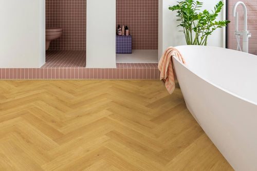 Quick-Step Impressive Design Cumin Oak Click Herringbone Laminate