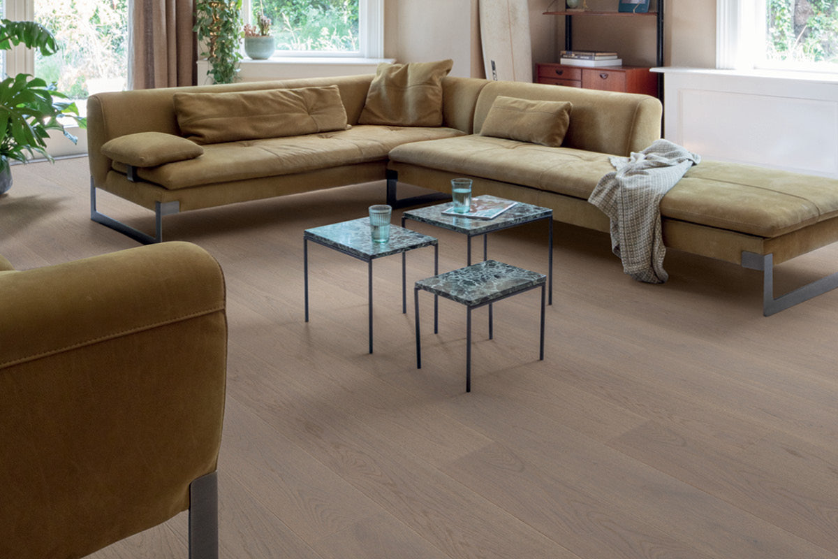 Quick-Step Cascada Cotton Grey Oak Extra Matt Waterproof Wood Flooring CASC5112