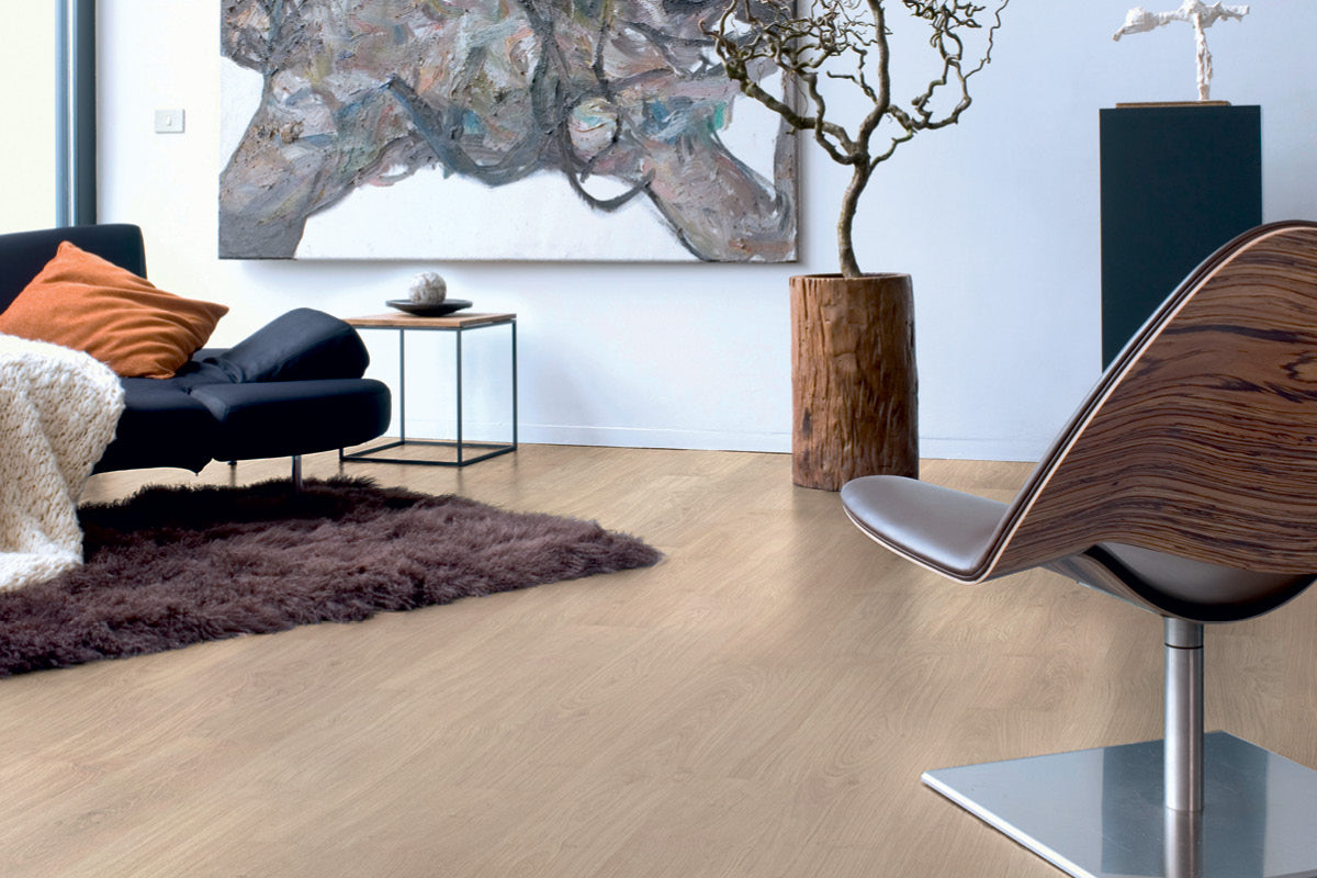 Quick-Step Eligna Light Grey Varnished Oak Click Laminate