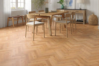 Galleria Professional Solid European Rustic Oak Herringbone Flooring 18mm x 70mm Natural UV Lacquered