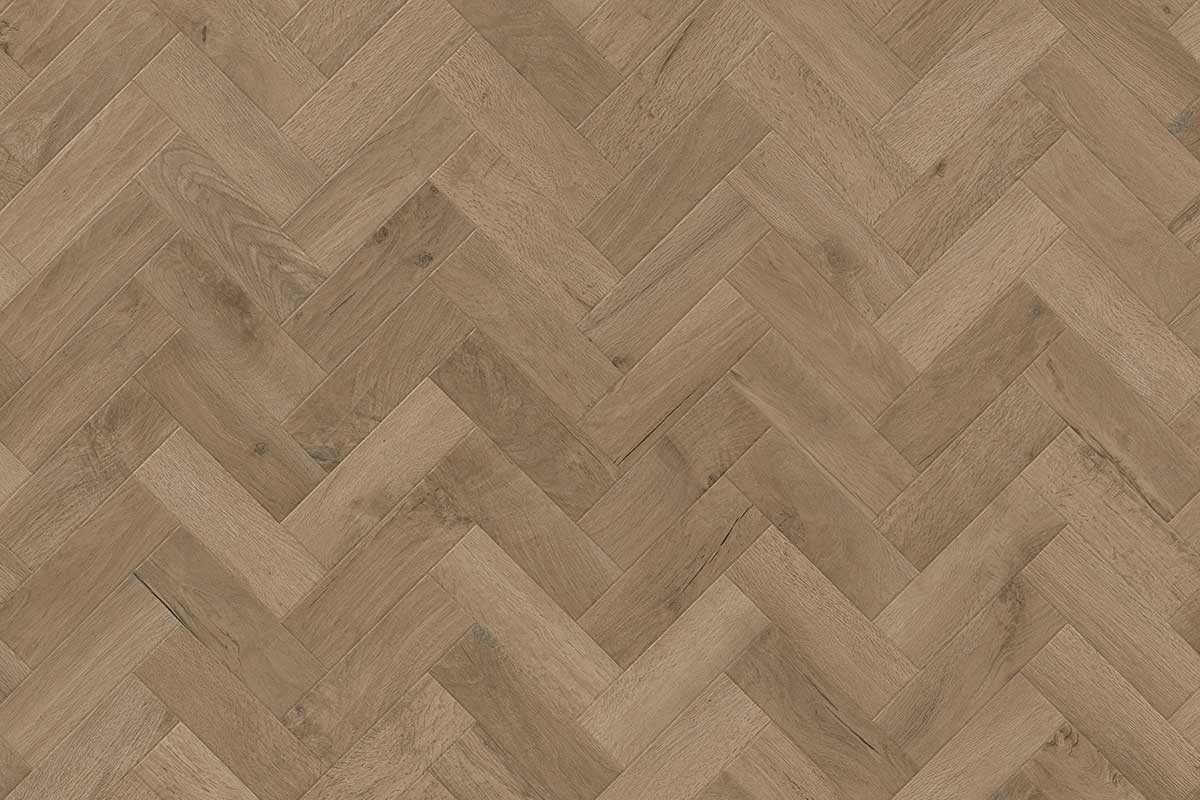 Karndean Art Select Salon Oak Gluedown Herringbone Luxury Vinyl