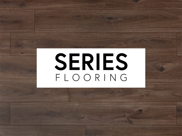 Series Flooring logo on a laminate flooring