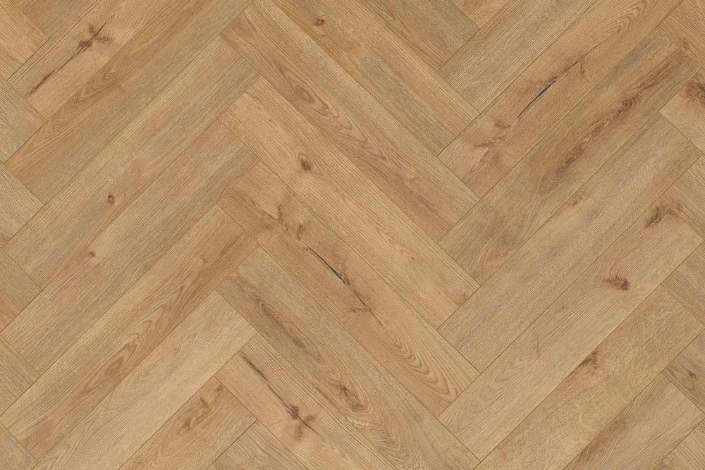 Series Woods 8mm Herringbone Laminate Flooring Sand Oak LAM-SEHB-8-727