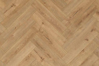 Series Woods 8mm Herringbone Laminate Flooring Sand Oak LAM-SEHB-8-727