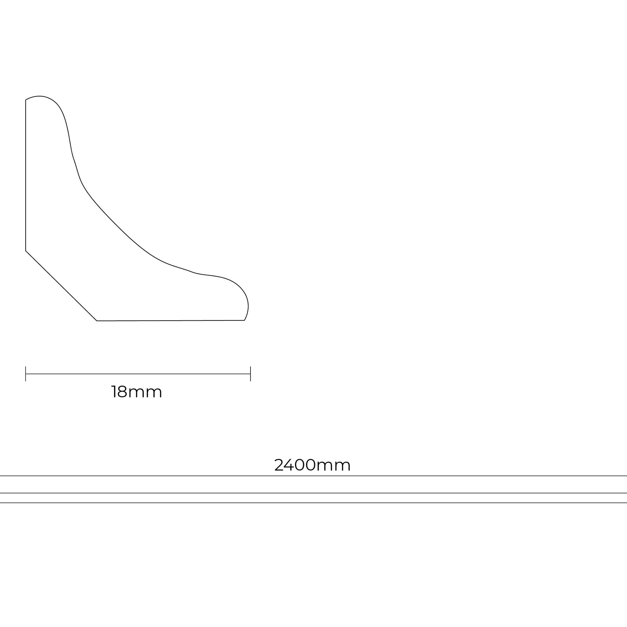 Series Laminate Scotia  Golden Oak