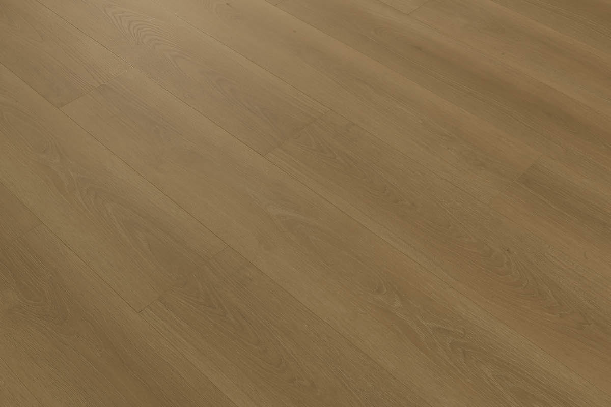 Series Woods 8mm Acoustic Laminate Light Sand Oak Built-in Underlay