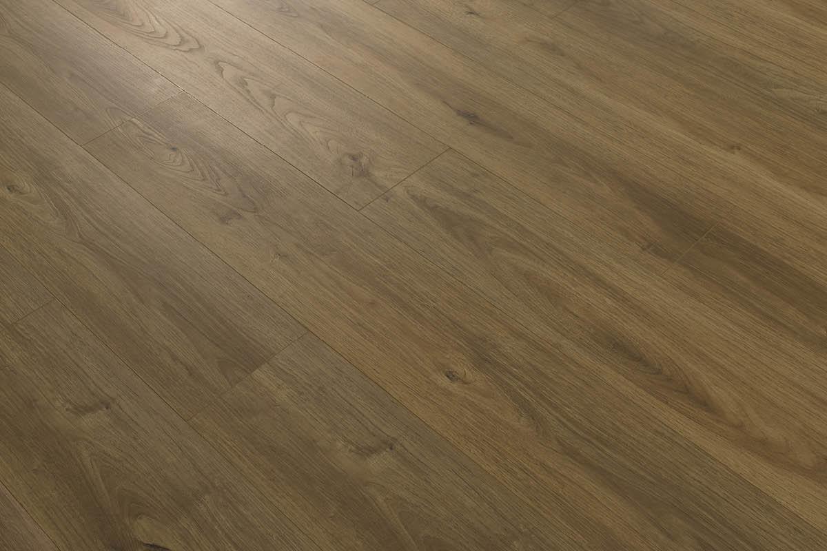 Series Woods 8mm Acoustic Laminate Rustic Natural Oak Built-in Underlay