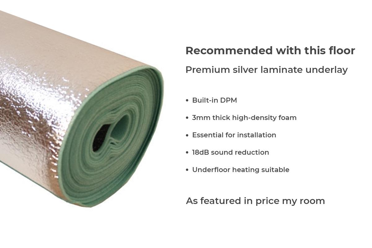 Series Woods 12mm Laminate Flooring Mist Oak