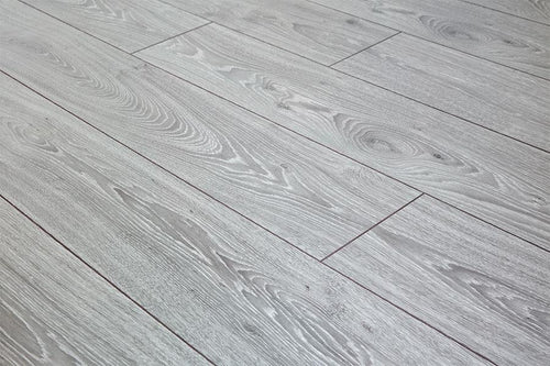 Series Woods 12mm Laminate Flooring Grey Oak