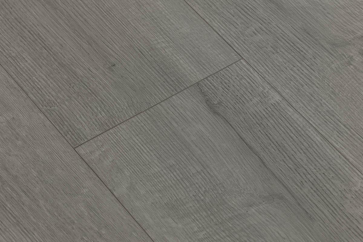 Series Woods 7mm Acoustic Laminate Glacier Grey Oak Built-in Underlay