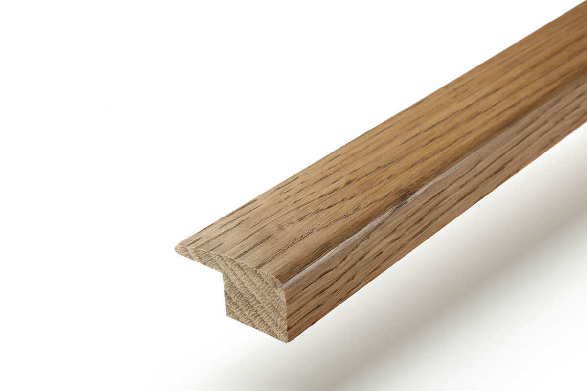Solid Hardwood End Profile 2m Espresso Natural Oak