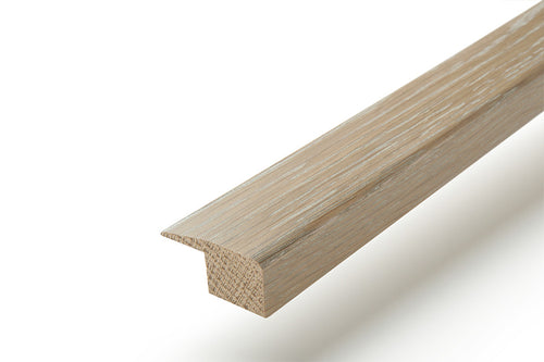 Solid Hardwood End Profile 2m White Wash