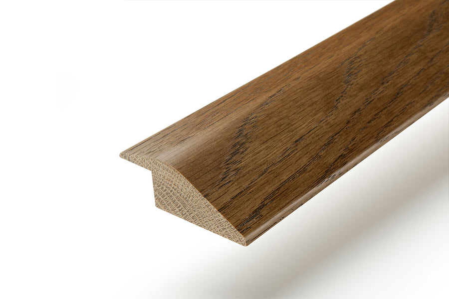 Solid Hardwood Ramp Profile 2m Espresso Natural Oak