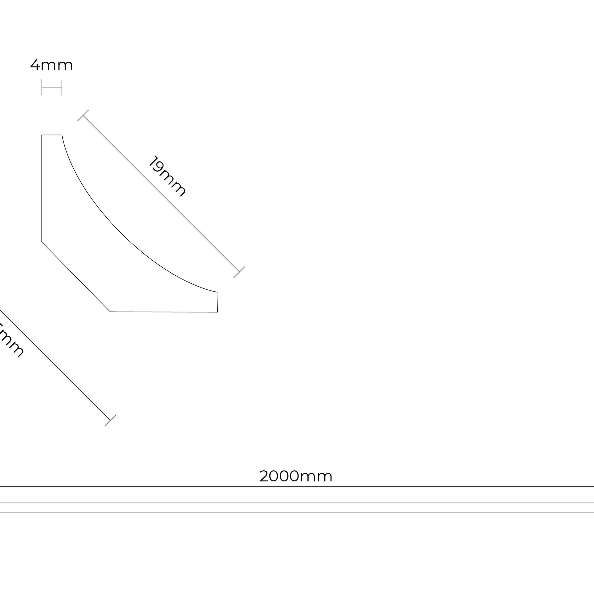 Solid Hardwood Scotia 2m Pearl