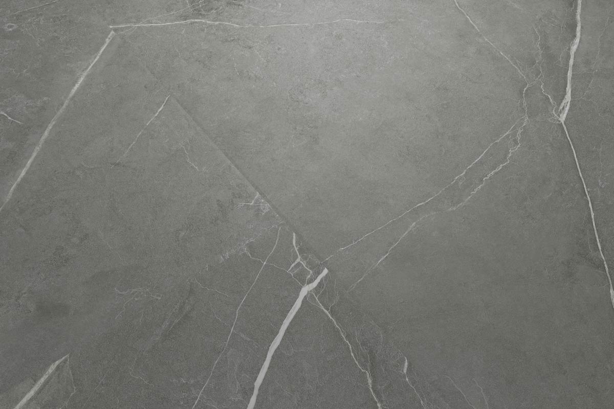 Spectra Luxury Rigid Core Click Vinyl Slate Grey Tile Built-In Underlay