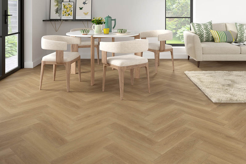 Spectra Luxury Rigid Core Click Vinyl Flooring Classic Oak Herringbone a48622b9 e265 4ea8 b1b6 64bc9d052773