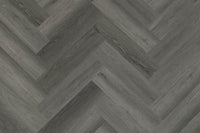 Spectra Luxury Rigid Core Click Vinyl Pewter Grey Herringbone Built-in Underlay
