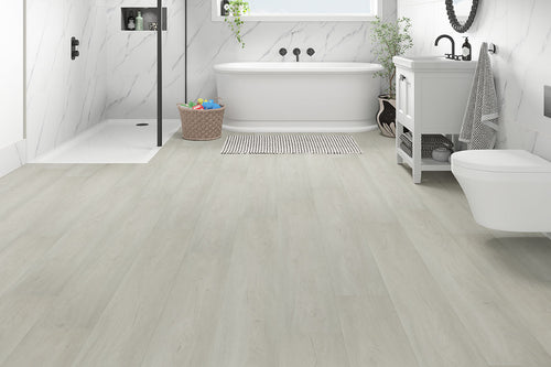 Spectra Luxury Rigid Core Click Vinyl Pearl Oak Plank Built-in Underlay