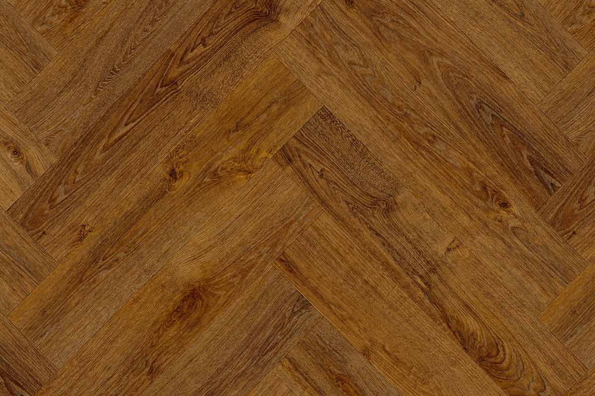 Moduleo LayRed 65861 Herringbone Stanford Oak Click Vinyl Flooring Built-in Underlay MODLR49167HB