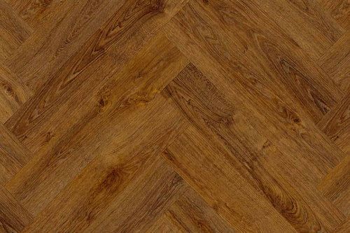 Moduleo LayRed 65861 Herringbone Stanford Oak Flooring Built-in Underlay