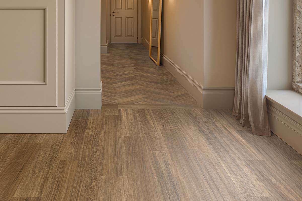Karndean Van Gogh Herringbone SM-VGW150T Truffle Prime Oak Gluedown