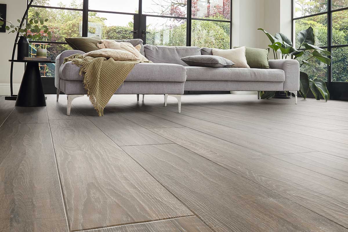 Karndean Art Select Tweed Oak Gluedown Plank Luxury Vinyl RL37
