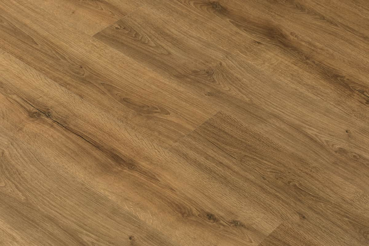 Spectra Luxury Acoustic Rigid Core Click Vinyl Roasted Peanut Oak Plank Built-in Underlay